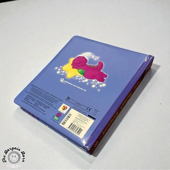 Barney Musical Treasury Sweet Dreams Sound Board Book Interactive Bedtime *RARE* - Picture 5 of 6